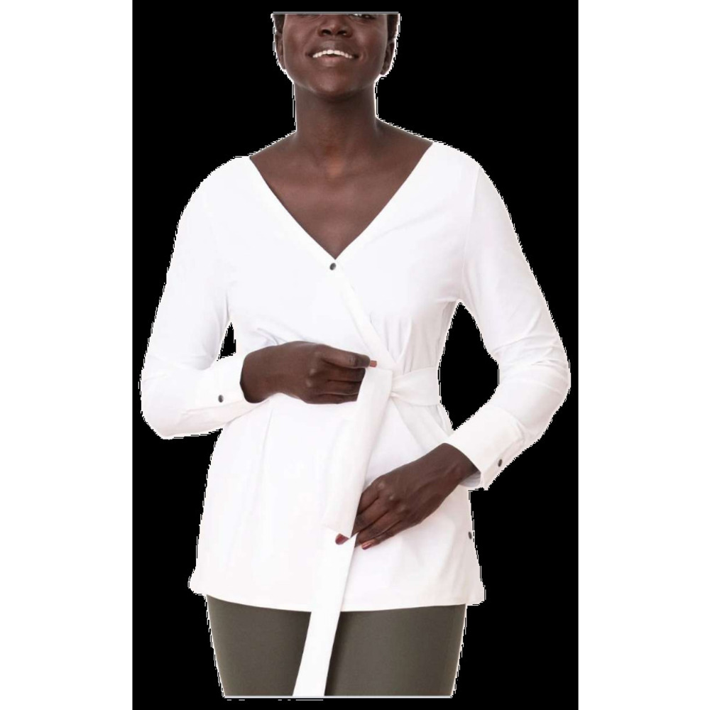Suits You Wrap Blouse, NO BELT INCLUDED